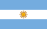Argentina flag 160px PNG