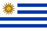 Uruguay flag 160px PNG